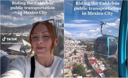 TikTok: Extranjera viaja en Cablebús y usuarios temen por gentrificación en CDMX