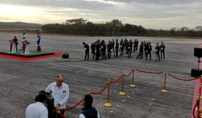 Todo listo en Campeche para que AMLO reciba al presidente de Cuba, Miguel Díaz-Canel