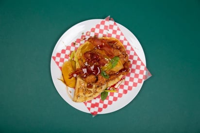 Waffles y pollo frito, el combo ganador del Super Bowl