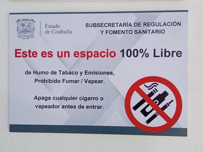 Señaléticas de espacios libres  de humo son instaladas en PN 