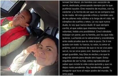 Fallece el papá de Alejandra del Moral: 'Siempre fuiste mi ángel guardián'