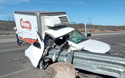 Trabajador de Glaner sufre accidente carretero