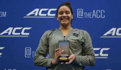 Aranza Vázquez se colgó la medalla de oro en la ACC en Estados Unidos ¡Orgullo mexicano!