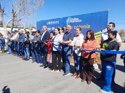 Municipio entrega obra de pavimentación en colonia Leandro Valle de Monclova 