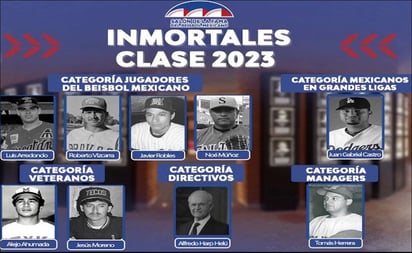 El Salón de la Fama del Béisbol Mexicano presenta a los Inmortales Clase 2023: Juan Gabriel Castro, Alfredo Harp Helú y Tomás Herrera destacan entre los nuevos miembros; aún no se determina la fecha