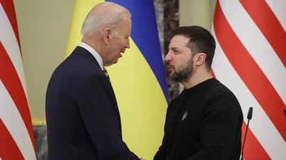 Joe Biden visita por sorpresa Kiev, días antes del primer aniversario de la invasión rusa a Ucrania