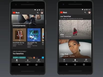 Estación de radio con YouTube Music