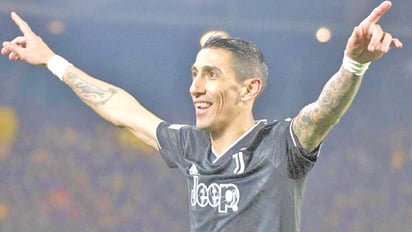 Di María marcó un hat-trick y clasifica al Juventus