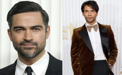 Diego Calva y Alfonso Herrera brillan en la alfombra  de  SAG Awrds