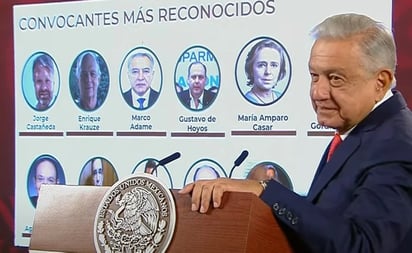 AMLO pasa 7 listas y arremete contra más de 50 asistentes a marcha del INE… y confunde a Labastida con Madrazo