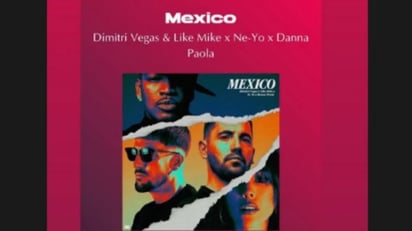 Danna Paola promociona su más reciente colaboración con Dimitri Vegas y Like Mike: Danna Paola confirmó por medio de su cuenta de Instagram que muy pronto estará disponible su colaboración con Dimitri Vegas