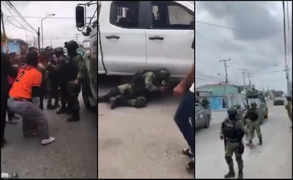 Gritos, golpes y disparos, así fue el enfrentamiento entre civiles y militares en Nuevo Laredo