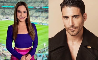 Reviven el día que Miguel Ángel Silvestre le coqueteó a Tania Rincón tras la separación de la conductora: La conductora y el actor se conocieron cuando ella formaba parte del programa de Azteca, \'Venga la alegría\'
