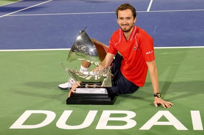 Medvedev es una máquina: 3 títulos en 13 días, ahora en Dubai