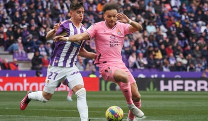 César Montes y el Espanyol cayeron ante el Valladolid