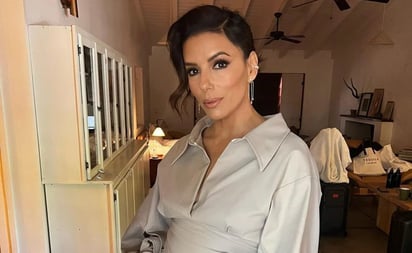 Eva Longoria muestra cómo lucir elegante con un total look beige