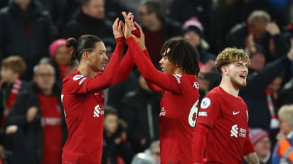 ¡Goleada histórica! Liverpool humilló al Manchester United tras ganarle por 7-0