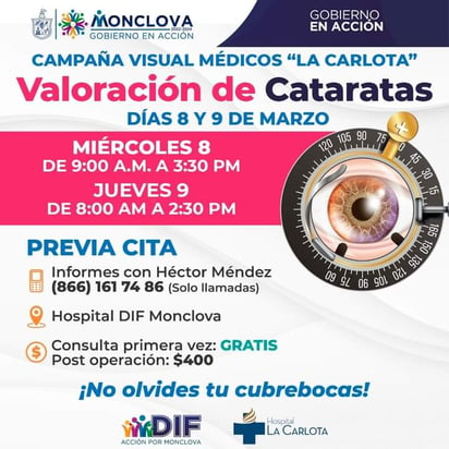 DIF Monclova invita a campaña Visual