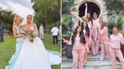 Se burlan de Paris Hilton por ser dama de honor de Lele Pons y “no enseñar nada” con vestido