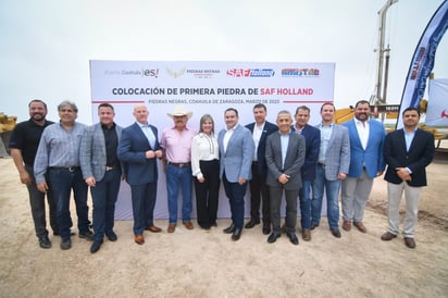 SAF HOLLAND realizó la colocación de la primera piedra de la empresa