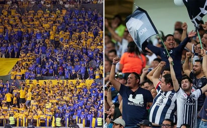 El Clásico de mayor pasión: Tigres y Rayados, los equipos que mayor afición suman en sus estadios