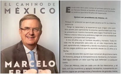 Marcelo Ebrard alista aspiración presidencial con libro autobiográfico