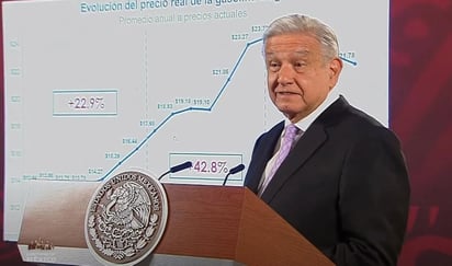 AMLO asegura que plan de autosuficiencia energética ha permitido que no aumenten los combustibles