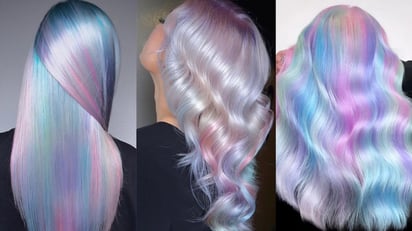 Holographic hair: el tinte que hace ver tu cabello mágico multidimencional