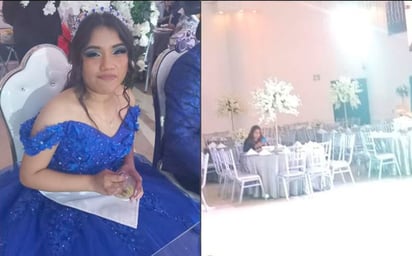 Dejan plantada a quinceañera, su historia se hace viral y vecinos llenan salón de fiestas