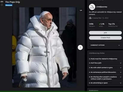 ¿Cómo usaron inteligencia artificial para crear fotos virales del Pontífice?