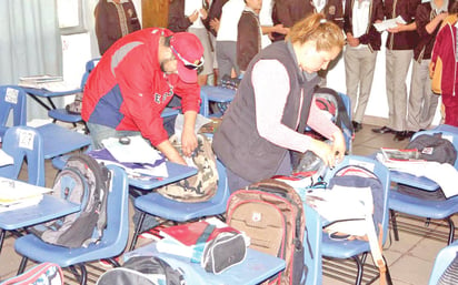 Alumnos de la secundaria 3 serán sometidos a operativos mochila  