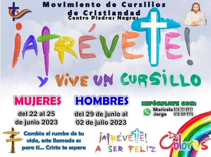 Diócesis invita a un 'Cursillo' a Hombres y Mujeres