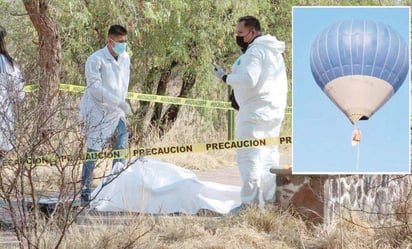 En Teotihuacán globo aerostático cae; hay 2 muertos y 2 heridos