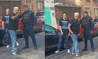 Shocker se bronquea con fan y policías