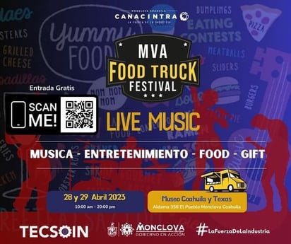 Fomento económico participará en el “MVA FOOD TRUCK FESTIVAL 2023”