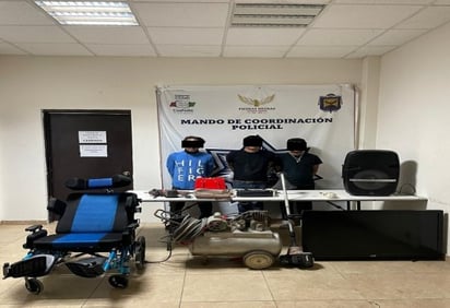 La Policía Preventiva captura en operativo a tres presuntos ladrones