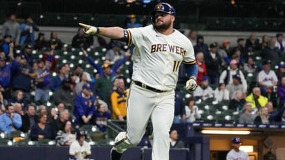 Rowdy Tellez: Mexicano se voló la cerca en victoria de Brewers sobre Mets