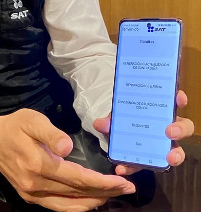Aplicación SAT ID facilita trámites