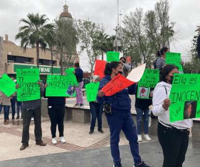 Con manifestación, familiares de Nancy exigen su liberación