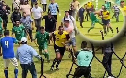 Arbitró Roberto García Orozco es agredido en partido amateur