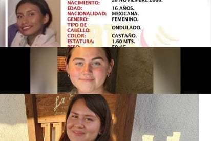 1 jovencita sigue desaparecida; 2 fueron localizadas 