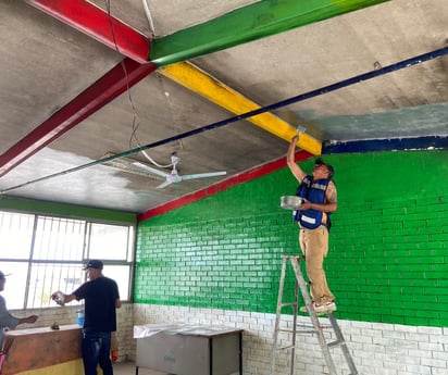 Jardín de niños son reparados para su uso el próximo lunes 17 de abril 