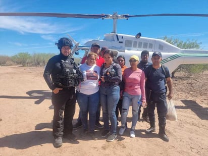 Ceci Flores: Luego de localizarla, trasladan a la rastreadora en helicóptero a Los Mochis