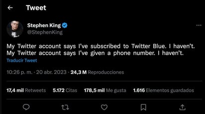 Elon Musk 'paga personalmente' el verificado de Twitter de tres famosos que se quejaron de su gestión