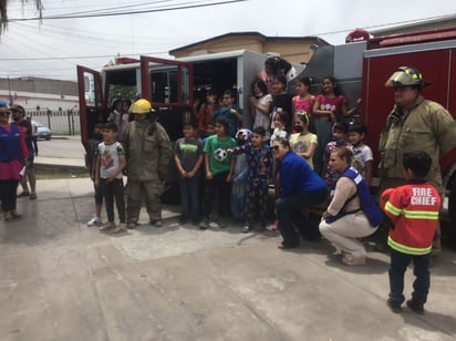 Bomberos ofrece plática sobre prevención de quemaduras, a niños y niñas 