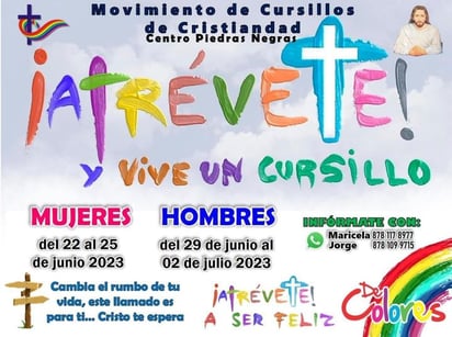 Iglesia invita a 'Atrévete y vive un cursillo'