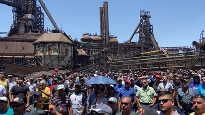 Se solidarizan líderes obreros con trabajadores de Altos Hornos de México