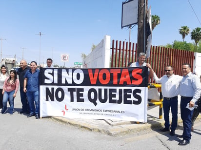 Organismos empresariales impulsan campaña ‘Si no Votas no te Quejes’