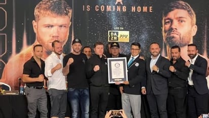 Canelo Álvarez y sus hermanos, reconocidos por Récord Guinness 