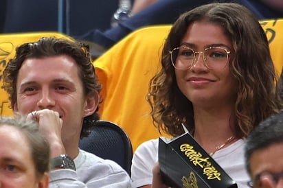 Zendaya y Tom Holland se quedan con todas las miradas en la NBA